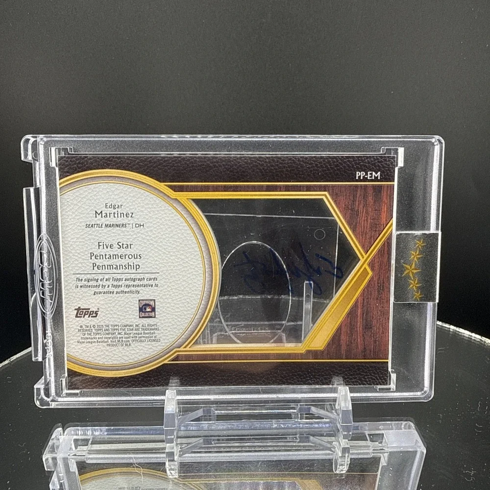 2025 Topps Five Star Pentamerous Penmanship /25 Edgar Martinez #PP-EM Auto